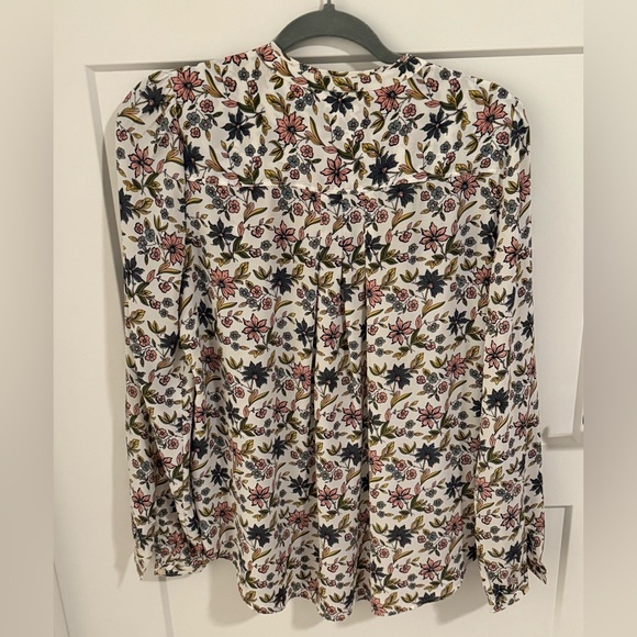 LOFT Multicolor Floral Blouse - Picture 3 of 3